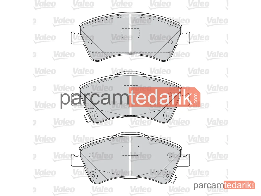 VALEO 671059 | Fren Balatası — Toyota Avensis, Toyota Auris, Toyota Verso